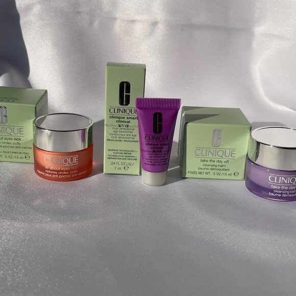 Clinique Beauty Gift Set - 3pc, Cleaning Balm, eye rich, Smart Age Transformer - Picture 11 of 14